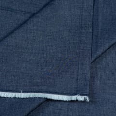Dark Blue Denim Chambrey fabric