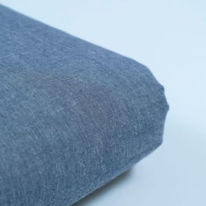 Blue Denim Chambrey fabric