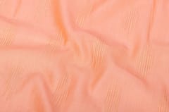 Peach lining chanderi rubber Printed Fabric