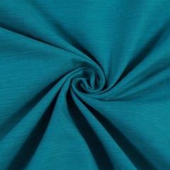 Firozi Color Rayon Slub fabric