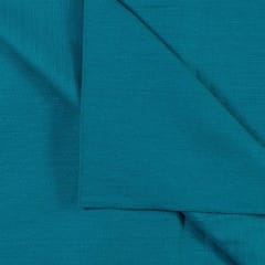 Firozi Color Rayon Slub fabric