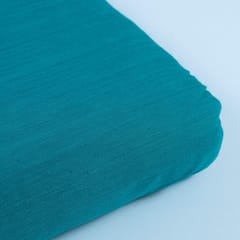 Firozi Color Rayon Slub fabric