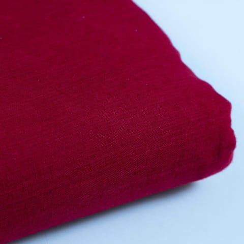 Marron Color Rayon Slub fabric