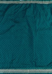 Green color Organza Bandhej Embroidered Fabric