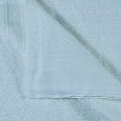 White Dyeable Kota Thread Embroidery(1.20Mtr Piece)