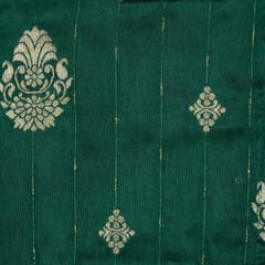 Dyeable Monga Silk Zari Jacquard Booti fabric