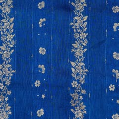Dyeable Monga Silk Zari Jacquard Embroidered Fabric