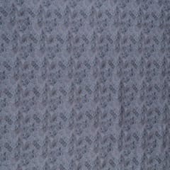 Taupe Linen Cotton Digital Printed Fabric