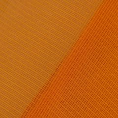 Orange Color Kota Doria Checks fabric