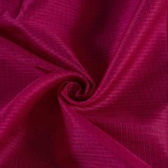 Dark Magenta Color Kota Doria Checks fabric