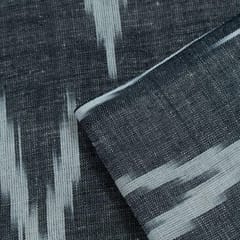 BLACK WITH WHITE  ARROY IKAT fabric