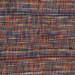RED WITH MULTICOLOR STRIPES JACQUARD fabric