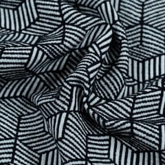 BLACK AN WHITE JACQUARD fabric
