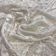 White Dyeable Viscose Velvet fabric