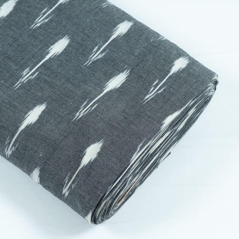 GREY WITH WHITE  DESIGN fabric