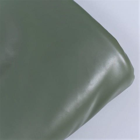 Sage Green Color Faux Leather Lycra fabric