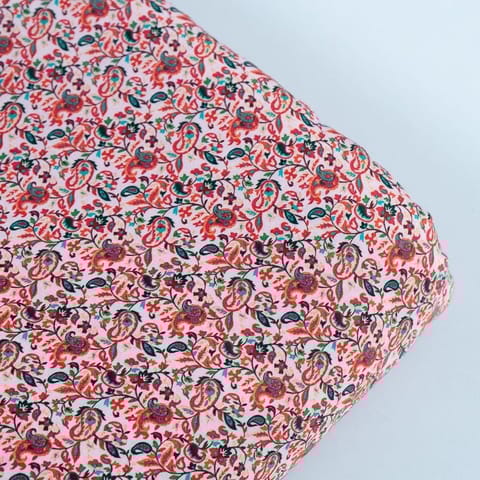 Multicolor Jam Cotton Digital Printed Fabric