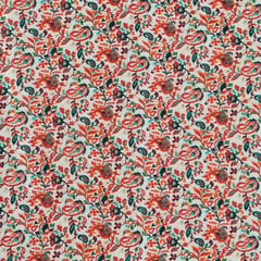 Multicolor Jam Cotton Digital Printed Fabric