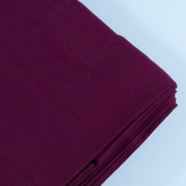 Wine Color Pure Pashmina fabric