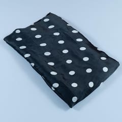 Grey Color Zara Satin Printed Fabric
