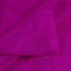 Majenta Color Poly Organza fabric