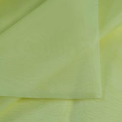 Lemon Color Poly Organza fabric