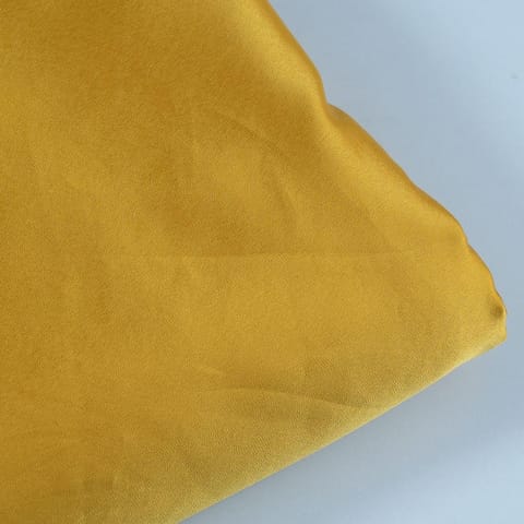 Mustard Color Milano Satin fabric