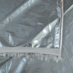 Silver Color Jersey Lycra Metallic fabric