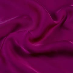 Wine Color Georgette Satin fabric