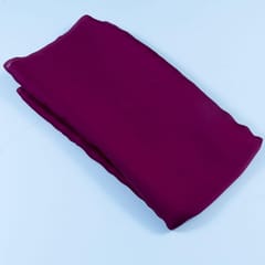 Wine Color Georgette Satin fabric