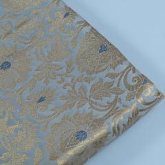 Grey Color Brocade(1.60 meter piece)