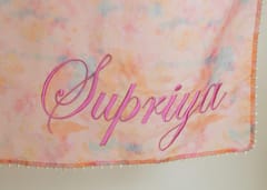 Multicolor Organza Embroidered Dupatta