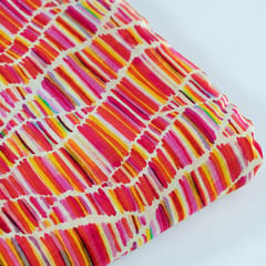 Multi Color Crepe Digital Printed Fabric