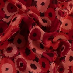 Multi Color Crepe Digital Printed Fabric