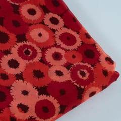 Multi Color Crepe Digital Printed Fabric