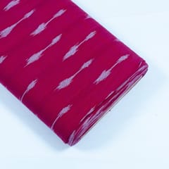 RED WITH WHITE DESIGN fabric