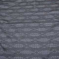 Blue & white Computer Design Ikat fabric