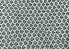 Printed Cotton Voil Green Flowers
