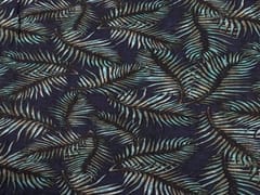 Printed Cotton Navy Blue Leaves