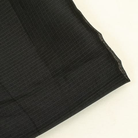 Black Color Kota Doria Fabric