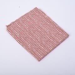 Brown Color Cotton Printed Fabric