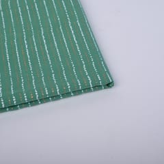 Green Color Cotton Printed Fabric