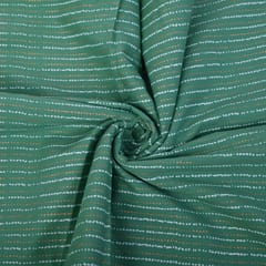 Green Color Cotton Printed Fabric