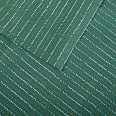 Green Color Cotton Printed Fabric