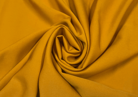 Goldenrod Banana Crepe Fabric