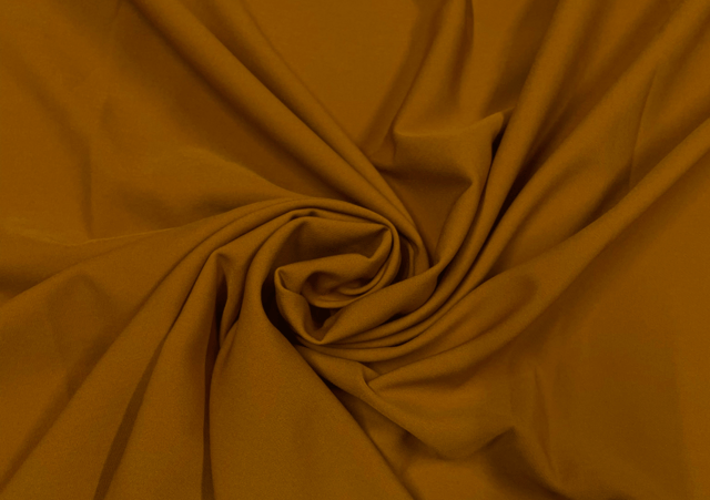Dark Mustard Banana Crepe Fabric