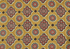 Muslin Mustard Floral Print