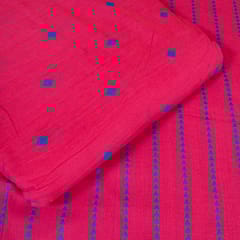 5 Mtr Rani Color Cotton Dobby Set