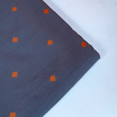 Grey Color Cotton Dobby Fabric