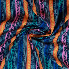 Multi Color Cotton Digital Printed Fabric